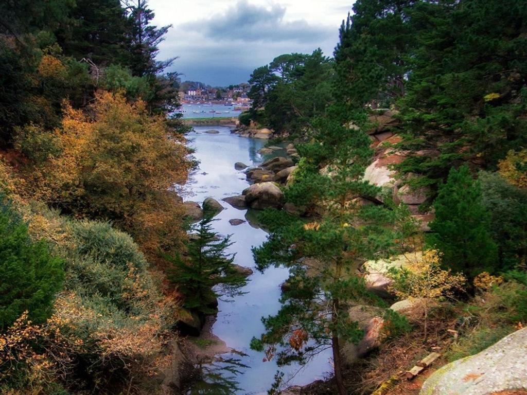 Apartmán La Presqu' Ile Du Lenn Face A La Mer Louannec Exteriér fotografie